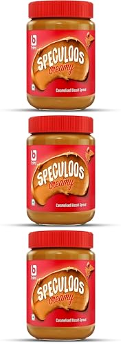 Image of Boni Speculoos Creamy Biscuit Spread - 400g | Caramelised Biscuit Spread | Made in Belgium | Vegan | For Bread & Snacks (Pack of 3)