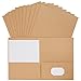 Juvale Bulk 12-Pack Kraft Brown Letter Size Twin Pocket Folders for School & Office, 12 x 9.25 Inches