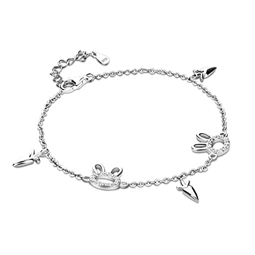 Bracelet fille mignonne en argent cadeau de bijoux précieux pour anniversaire