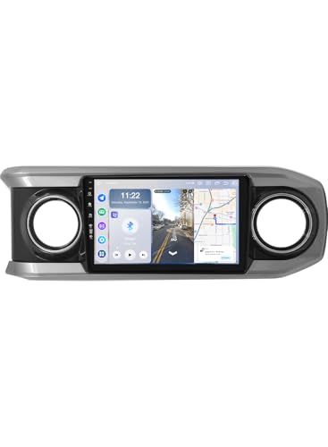 Roadanvi X14 6G+128G Head Unit for Toyota Tacoma 2016-2022 Wireless Apple Carplay & Android Auto, 10.2" Touch Screen Car Stereo, Bluetooth 5.2 GPS Navigation,4G LTE,5G WiFi,DTS Radio