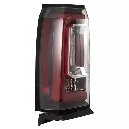 Tail Light Assembly Compatible with GMC Yukon XL 2015 2016 2017 2018 2019 2020, LED Type Brake Rear Lamp Replacement for GM2800268 84536242 23380459, Clear Lens, Left Driver Side