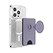 PopSockets Phone Wallet with Expanding Grip, Phone Card Holder, Wireless Charging Compatible, Wallet Compatible with MagSafe - Dusk