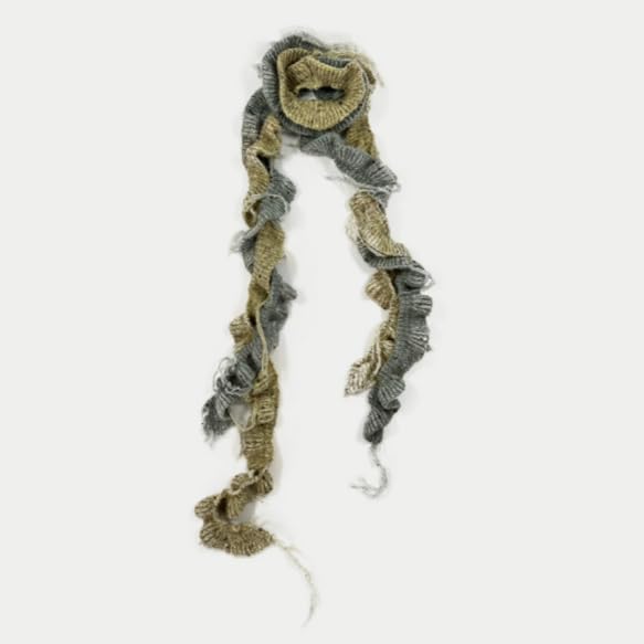 Knitted Skinny Scarf for Women Y2k Thin Scarf Grunge Scarf Streetwear Alt Emo Aesthetic Accessories 6