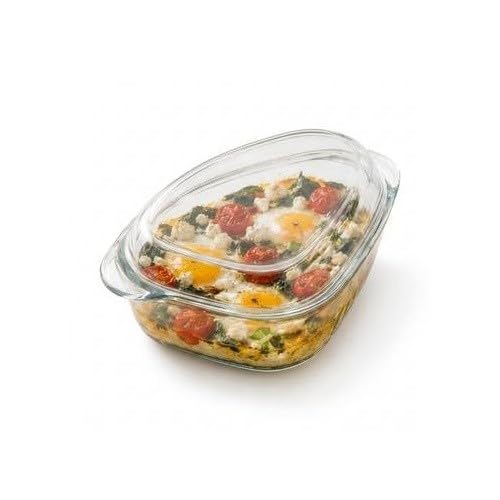 Queensway Home & Dining BORCAM 1L Triangle Glass Casserole Dish with Lid โ image 1