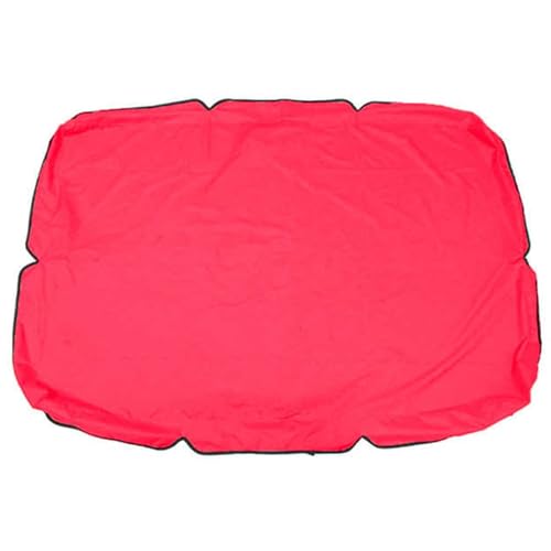 Toldo impermeable de repuesto para columpio de patio para 2/3 asientos, duradero, tela Oxford 210D, fácil de instalar, color rojo (98 x 73 x 7.1 pulgadas)