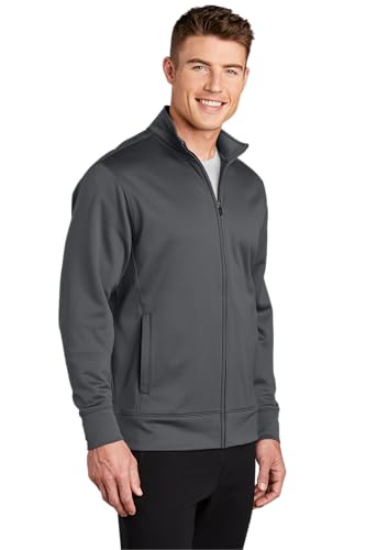 SPORT-TEK Unisex Sport-Wick Fleece Full Zip Jacket4