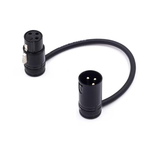 Right Angled Curved K3M Microphone Cable for FX3 FX30