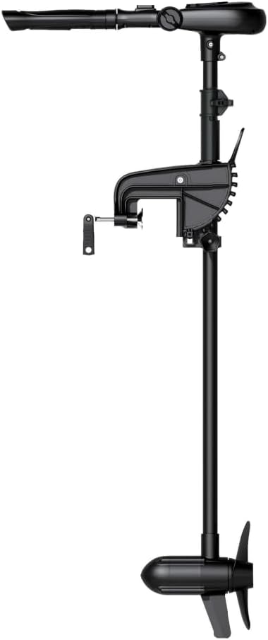 HASWING Electric Trolling Motor – Protruar Genius 12V Selectable Thrust Power 30, 40, 55Lbs Model 31.5 Inch DD Brushless Motor Stepless Speed Control Folding Handle Boat Fishing