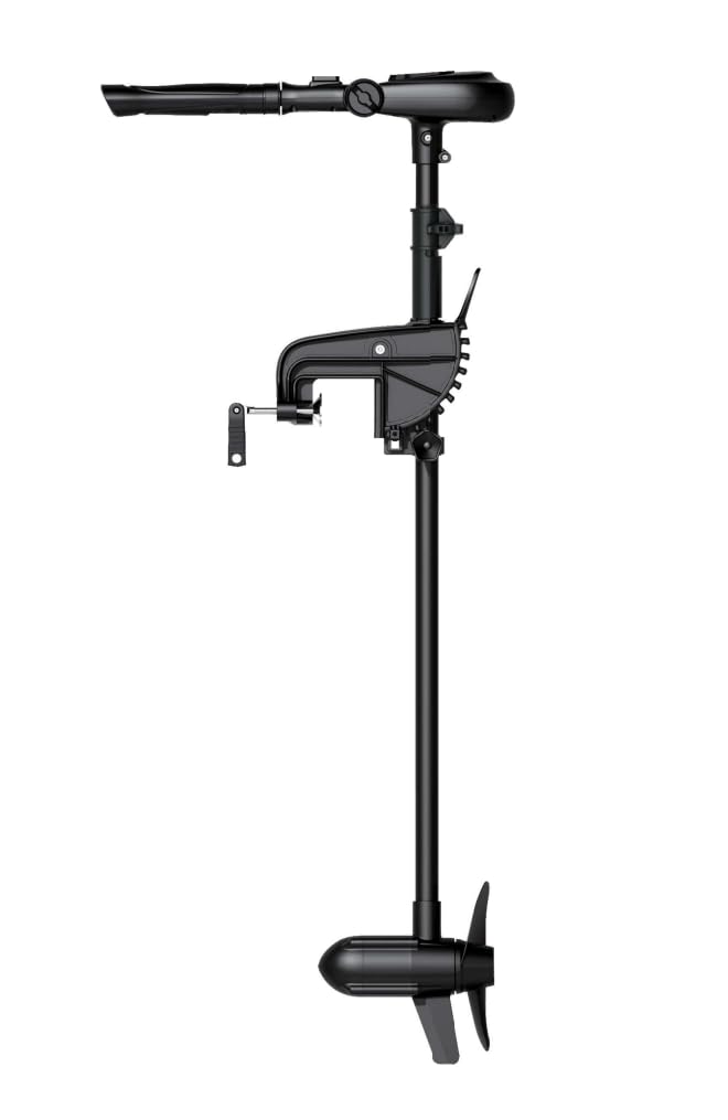 MTLAKEMOTOR HASWING Electric Trolling Motor – Protruar Genius 12V Selectable Thrust Power 30, 40, 55Lbs Model 31.5 Inch DD Brushless Motor Stepless Speed Control Folding Handle Boat Fishing