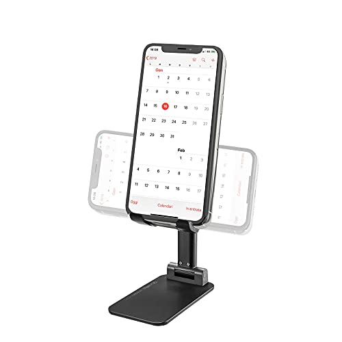 Celly SWMAGICDESKBK Mobile and Tablet Holder, Adjustable, Black - Image 2