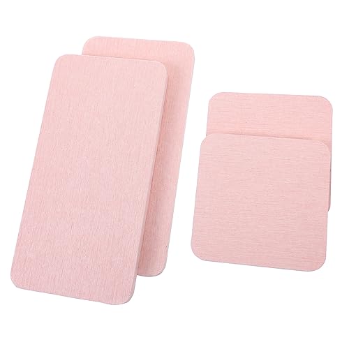 Anneome 4 Piezas Alfombrillas Absorbentes de Diatomita para Jabón de Antideslizante y Resistente para Cocinas y Baños y Color Rosa