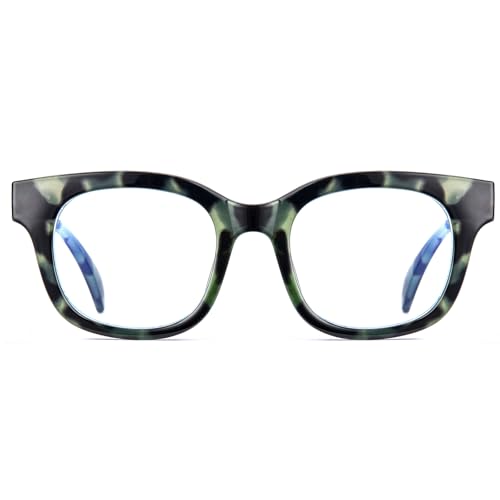 Image of ANRRI Blue Light Blocking Glasses for Women Oversized Blue Light Glasses Anti Eyestrain UV Protection Computer Eyeglasses
