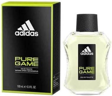 Adidas Eau de Toilette Spray for Men, Pure Game, 100 ml