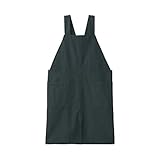 無印良品 綿平織ワークエプロン ダークグレー L-XLサイズ 男女兼用 12835783