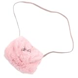Lindos bolsos cruzados: este bolso peludo tiene capacidad suficiente para guardar elementos esenciales como teléfonos, llaves y accesorios para el cabello, satisfaciendo sus necesidades, bolso