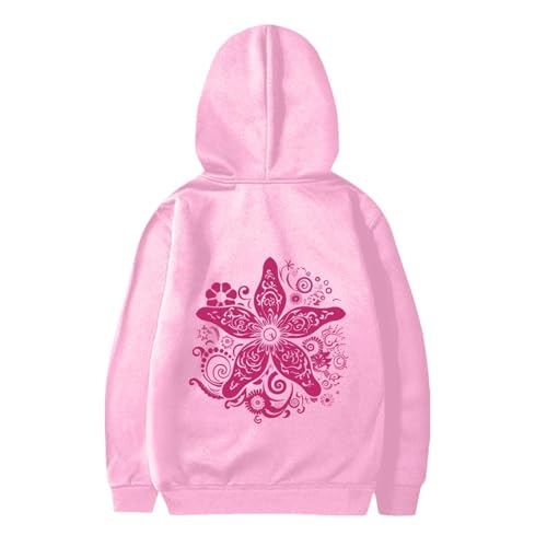 Girls Sweatshirts Size 7-8 Cute Fleece Long Sleeve Cute Hoodies For Girls Hooded Lightweight Floral Print Fall Red Hoodie Boys Pink 4 Years Back To School Clothes For Teen Girls3