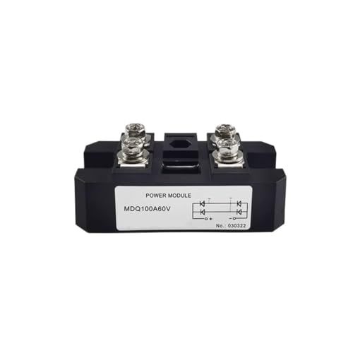 Image of 1pcs Single-phase rectifier bridge 100A MDQ100A 12V 24V 36V 48V 60V 220V 600V 800V 1000V 1200V 1600V(MDQ100A60V)
