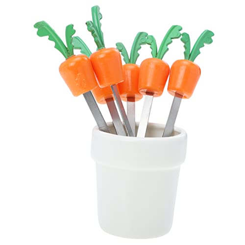 STOBAZA 1Set Fruit Forks Dessert Forks for Appetizers Fruits and Food Picks for Home Parties and Entertaining