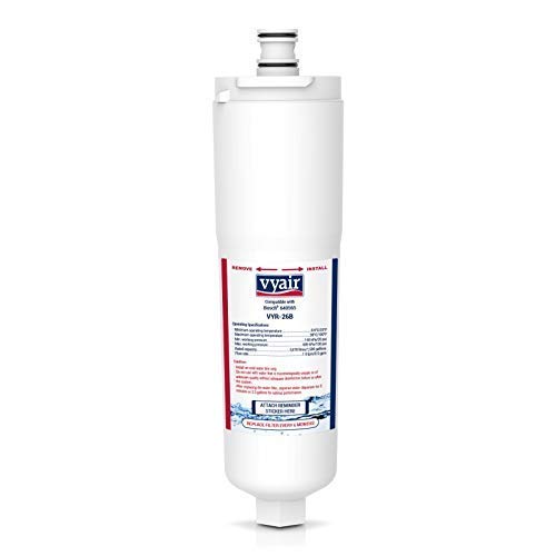 Vyair VYR-26B Filtre à Eau du Réfrigérateur Compatible Avec Bosch Neff Siemens CS-52 5553629 5586605 EVOLFLTR10, 3M Cuno CS-51 CS-452, Abode Aquifier Safelock AT2002, Whirlpool WHKFR-PLUS (1) Cover