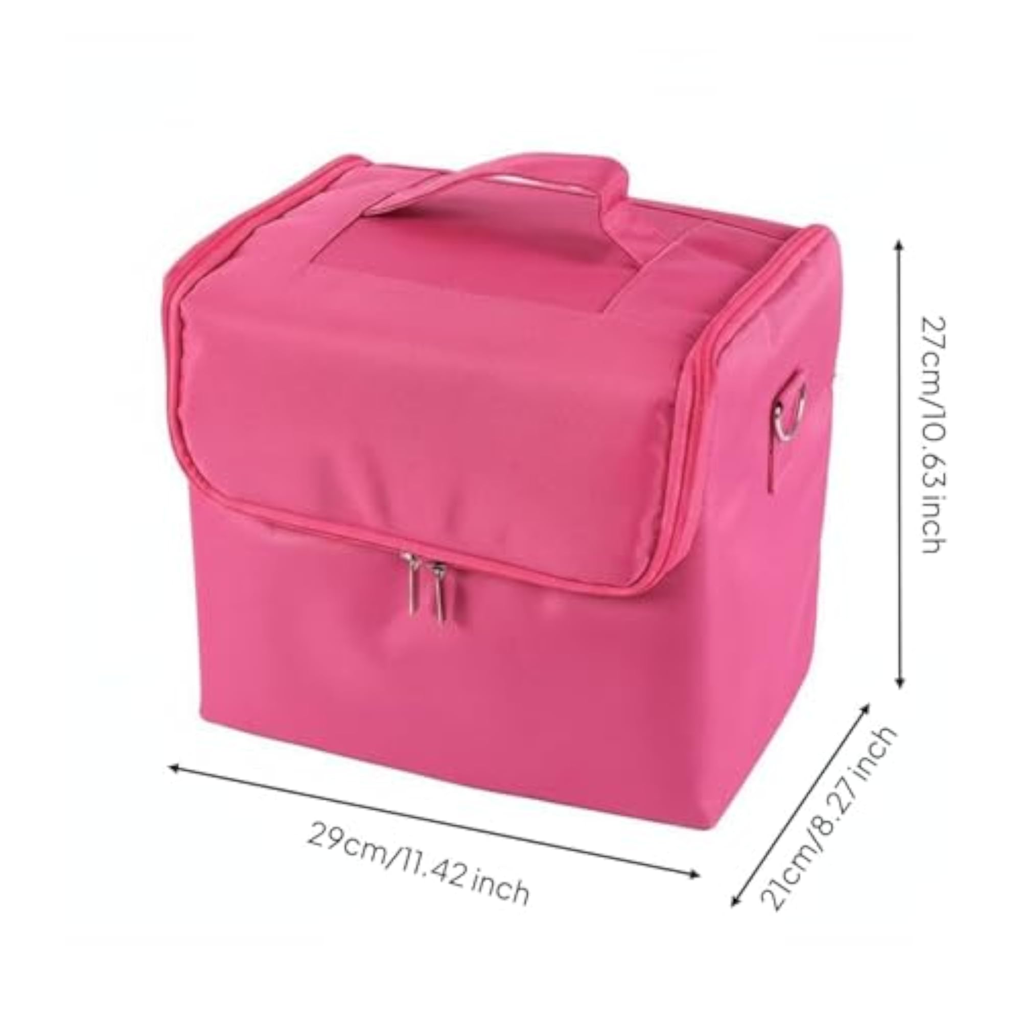 Portable Large Capacity Cosmetic Travel Bag, Multi-Layer Design