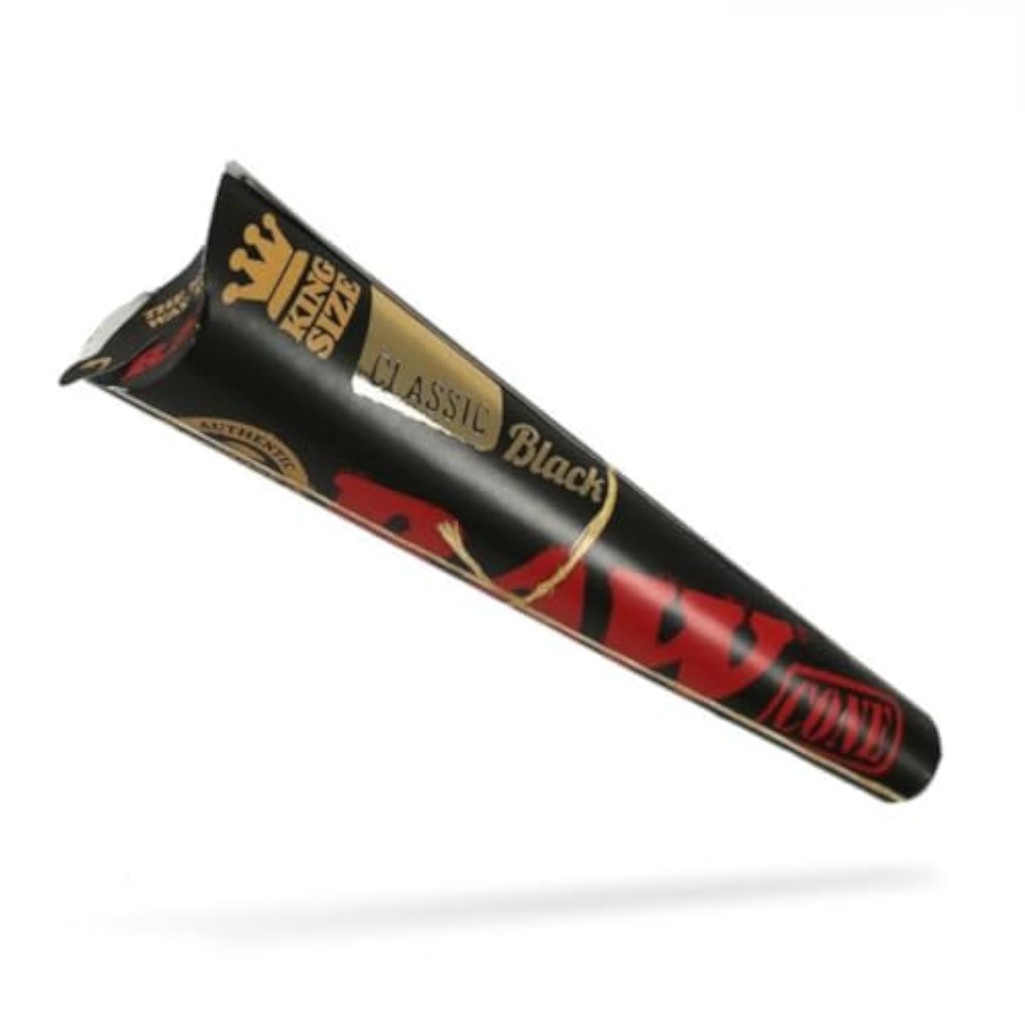 RAW Black Prerolled Cones King Size, 3 Cones Per Pack