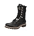 Produktbild Panama Jack Damen Schnürstiefel Route Boot Igloo, Frauen Stiefel,Lammfell,Schnürsenkel,Winterstiefel,Winterschuhe,Schwarz,38 EU / 5 UK