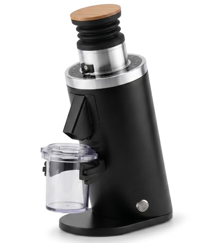ROASTLY DF54 Kaffeemühle Gen 3 III V3/V4 Elektrische Einzeldosis-Kaffeemühle Nahezu Retentionsfrei (Schwarz)