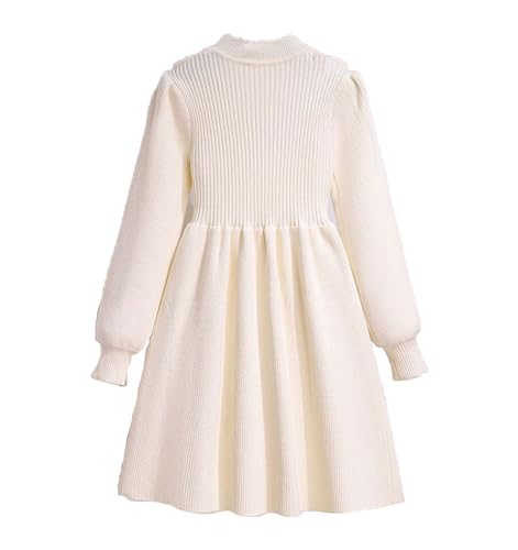 Image of Geeda Girl Winter Long Sweater Dress Woolen Knitted Dress