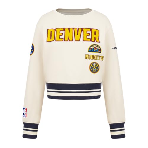 Image of Pro Standard Big Girls NBA Retro Classics Fleece Crewneck Sweatshirt