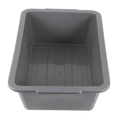 Garneck Bandeja De Recogida De Aceite del Motor Plástico Grueso 34x24x11,5 Cm para Automoción, Contenedor De Drenaje Reutilizable, Limpieza Sencilla, Uso En Taller Mecánico Profesional