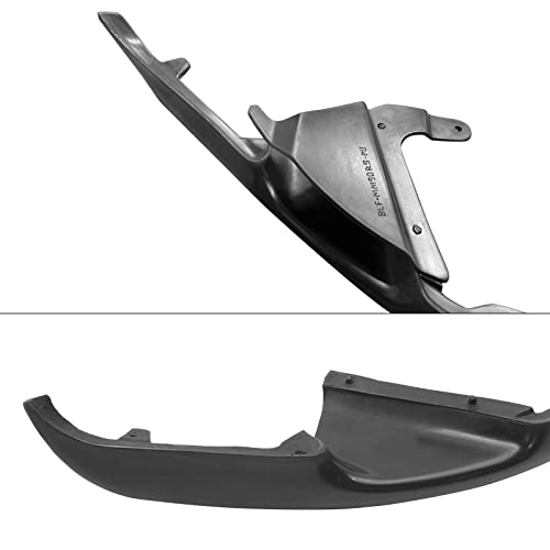 Front Bumper Lip Compatible With 1990-1997 Mazda Miata Rs Style Unpainted Black Spoiler Splitter Valance Fascia Cover Guard Protection Conversion By Ikon Motorsports, 1991 1992 1993 1994 1995 1996 #TOP6