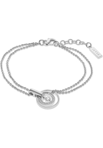 JETTE Damen-Armband 925er Silber, recycelt Zirkonia One Size Silber 32028445