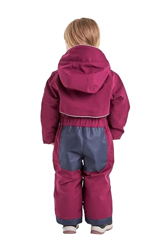 Foto von Killtec Jungen Gauror Jr Skioverall Schneehose mit Kapuze, orchidee, 104 EU
