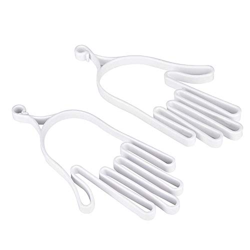 Golf Gloves Stretcher 2 Pack Holder Hanger Keeper Dryer Shaper Tool Accessories Durable Glove Support Frame Guardian Hook To Bag Gifts For Men Women Golfer (2 Pack-White) #TOP1