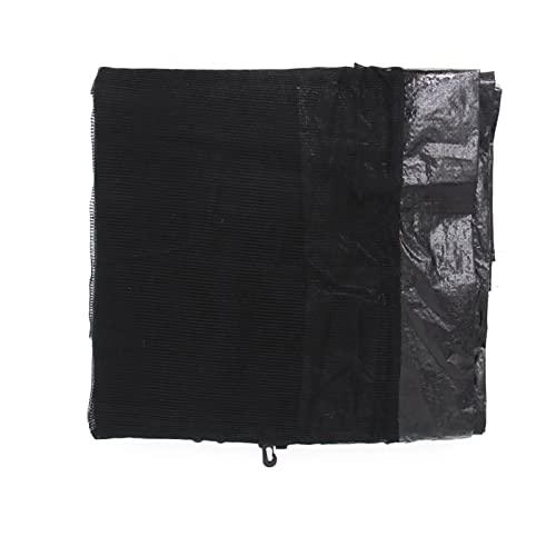 Red de seguridad para cama elástica al aire libre, almohadillas envolventes resistentes a los rayos UV y al desgarro para marcos redondos, red de repuesto para una máxima protección (solo red, sin