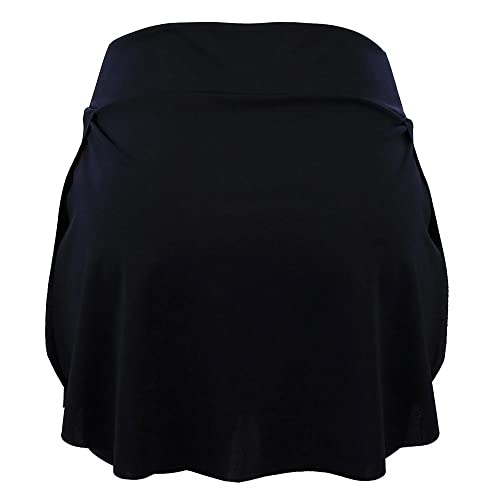Short Saia Fitness Feminino (Preto, M)