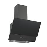 FUNKTIONEN: Durch Touch Control können die 3 Leistungsstufen der schrägen Dunstabzugshaube leicht gesteuert werden. Die Abdunsthaube garantiert dank der LED Beleuchtung ein optimales kocherlebnis