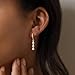 Dangle Earrings for Women, Dainty Drop Earrings 14K Gold Plated Danling Earrings for Women Trendy Hypoallergenic Long Huggie Hoop Earring Small Formal Prom Earring Waterproof Fashion Womens Jewelry
