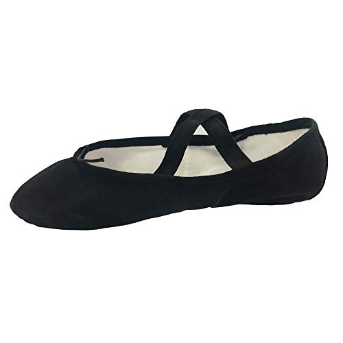 Image of Danzcue Adult Split Sole Canvas Ballet Slipper