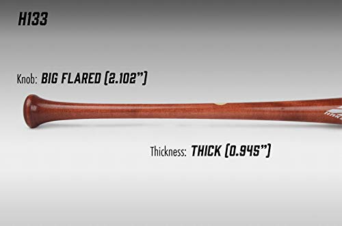 Hakusoh Spark Classic H133 Wooden Baseball Bat Birch Wood Gamebat Length 34" Weight 31.5Oz (-2.5 Dropweight) [Made In Japan] #TOP3
