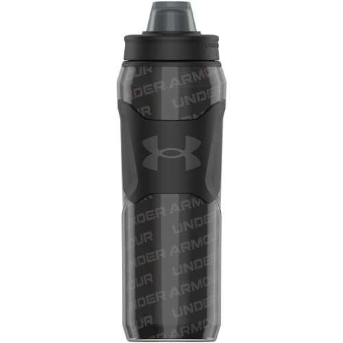 Under Armour UA71010-00196-OSFA UA 28oz Insulated Playmaker Squeeze Black Sig OSFA - Image 3