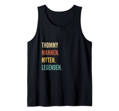 Funny Swedish First Name Design - Thommy Camiseta sin Mangas