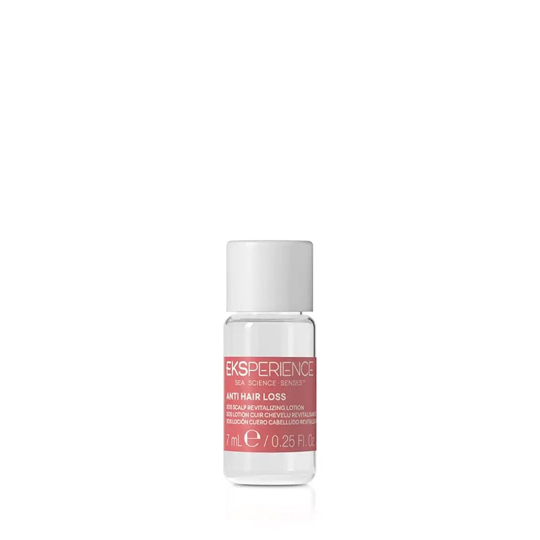 EKSPERIENCE Anti Hair Loss Revita Lozione Rivitalizzante per Capelli, 12 Fiale da 7ml, con Acido Oleanolico, Estratti di Rosmarino e Luppolo