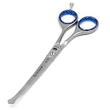 【 OPTIMAL FÜR HUNDESALON, TIERÄRZTEN UND TIERLIEBHABERN 】 Ob Sie professionell oder privat ihren Begleiter, sei es Hund, Katze oder anderen Tieren mit Fell, durch einen neuen Haarschnitt verwöhnen, mit dieser Fellhaarschere für Tiere können Sie furchtlos Haare, Filz oder verklebte Stellen sanft und sauber schneiden.