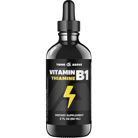 Think Above Vitamin B1 Thiamine Mononitrate - Liquid Drops Supplement (2 FL OZ) Cover