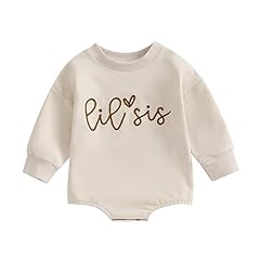 Little Sister Onesie Beige