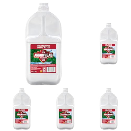 Arrowhead Mountain Spring Water, 1 Gallon (Pack of 5)