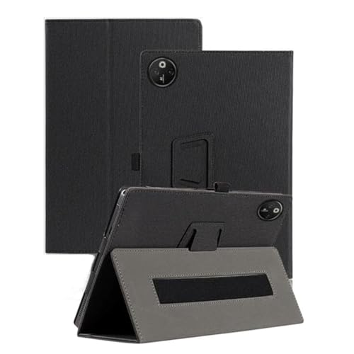 Qiawum Étui folio avec support pour DOOGEE T30MAX 12,4", étui intelligent pour doogee T30 max 2024 avec angles de vue multiples, protection complète