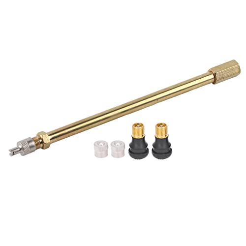 Image of Tubeless Valve, Practical Anti‑corrsion Vacuum Tubeless Tire Valve with Multifunctional Extension Pipe Accessory Suitable for M365 /PRO Scooter Electric Modification