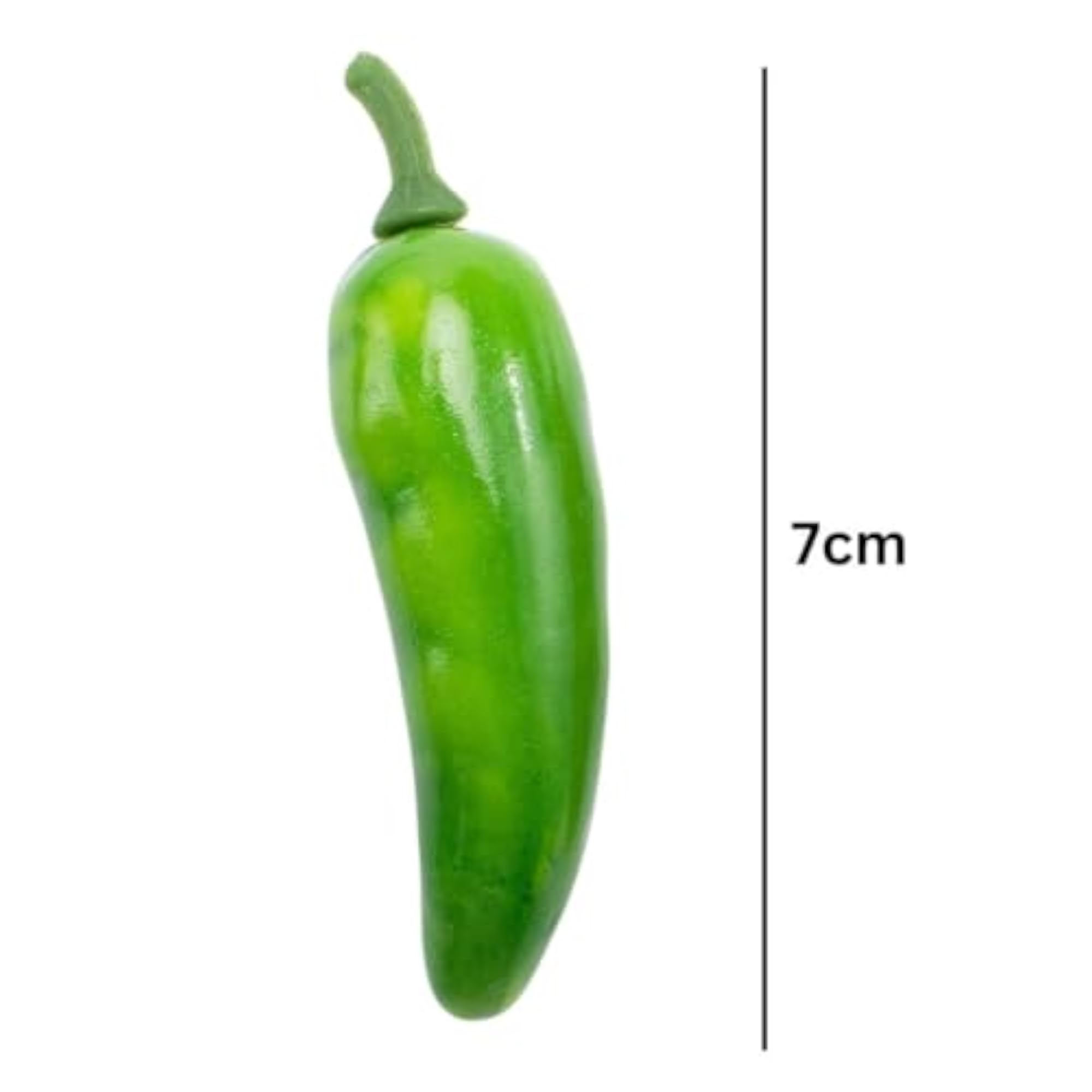 Miniature Artificial Green Chillies for Home Decor